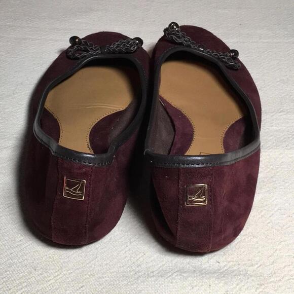 🍁Sperry Top-Sider “MAYA” burgundy ballet flats size 6.5 shoes - Picture 5 of 8